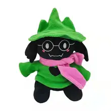 

Kawaii Ralsei Plush Doll Cute Plushie Stitch Green Anime Soft Toys for Children Zabawki Dla Dzieci Decoration Chambre Bebe