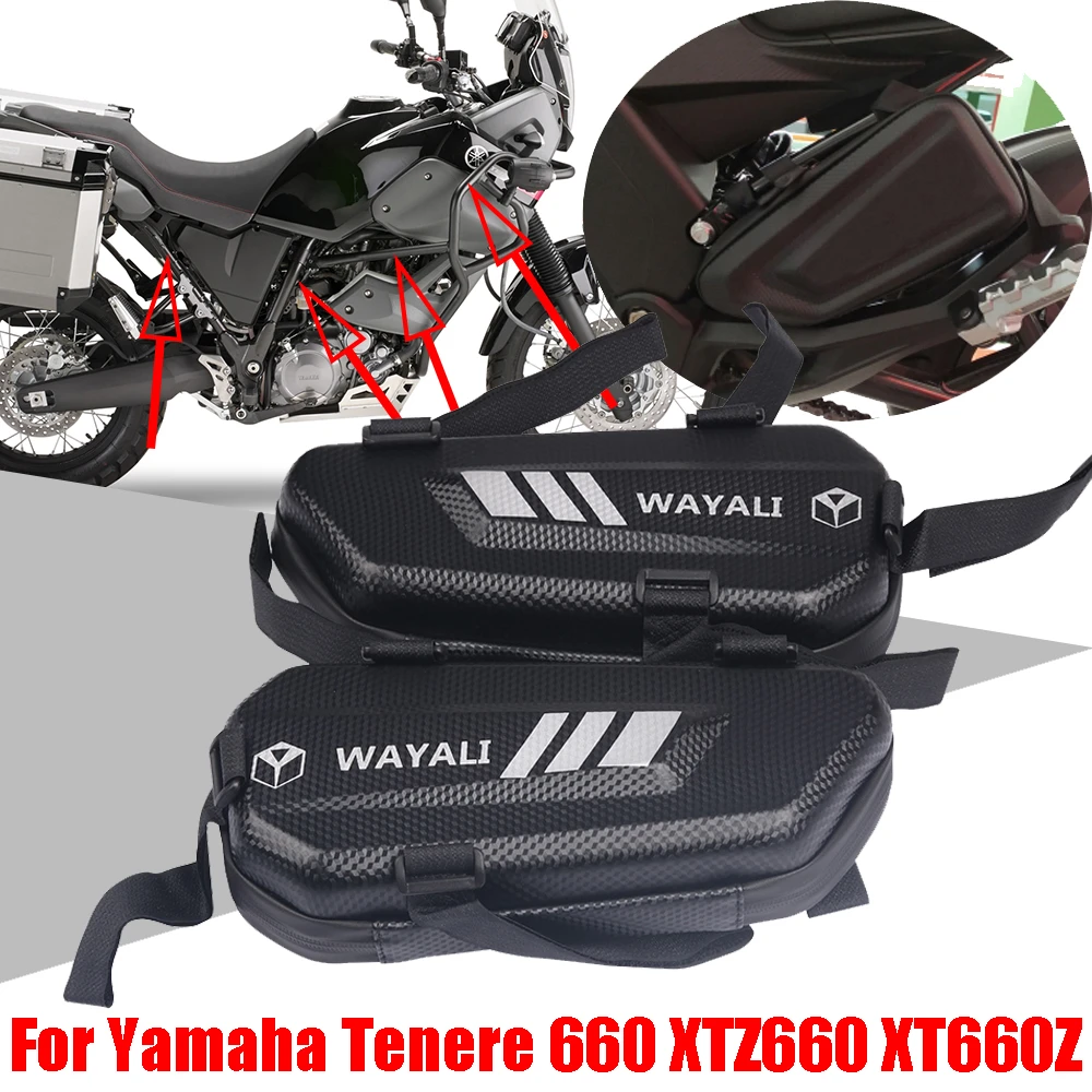 lateral impermeable para almacenamiento de accesorios de motocicleta, bolsa herramientas para Yamaha XTZ660 XTZ 660 XT 660 Z 660Z Tenere 660| | - AliExpress
