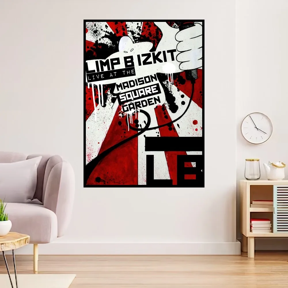 Poster Prints Rock Band Limp Bizkit Hold On Poster Prints Wall Painting Bedroom Living Room Decoration Office Small