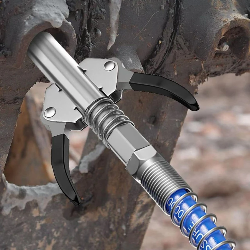 GreaseGun Coupler-GreaseGun Tip Grease Fittings Duty Quick Release Grease Coupler Suitable for All Guns 1/8"NPT 2pcs