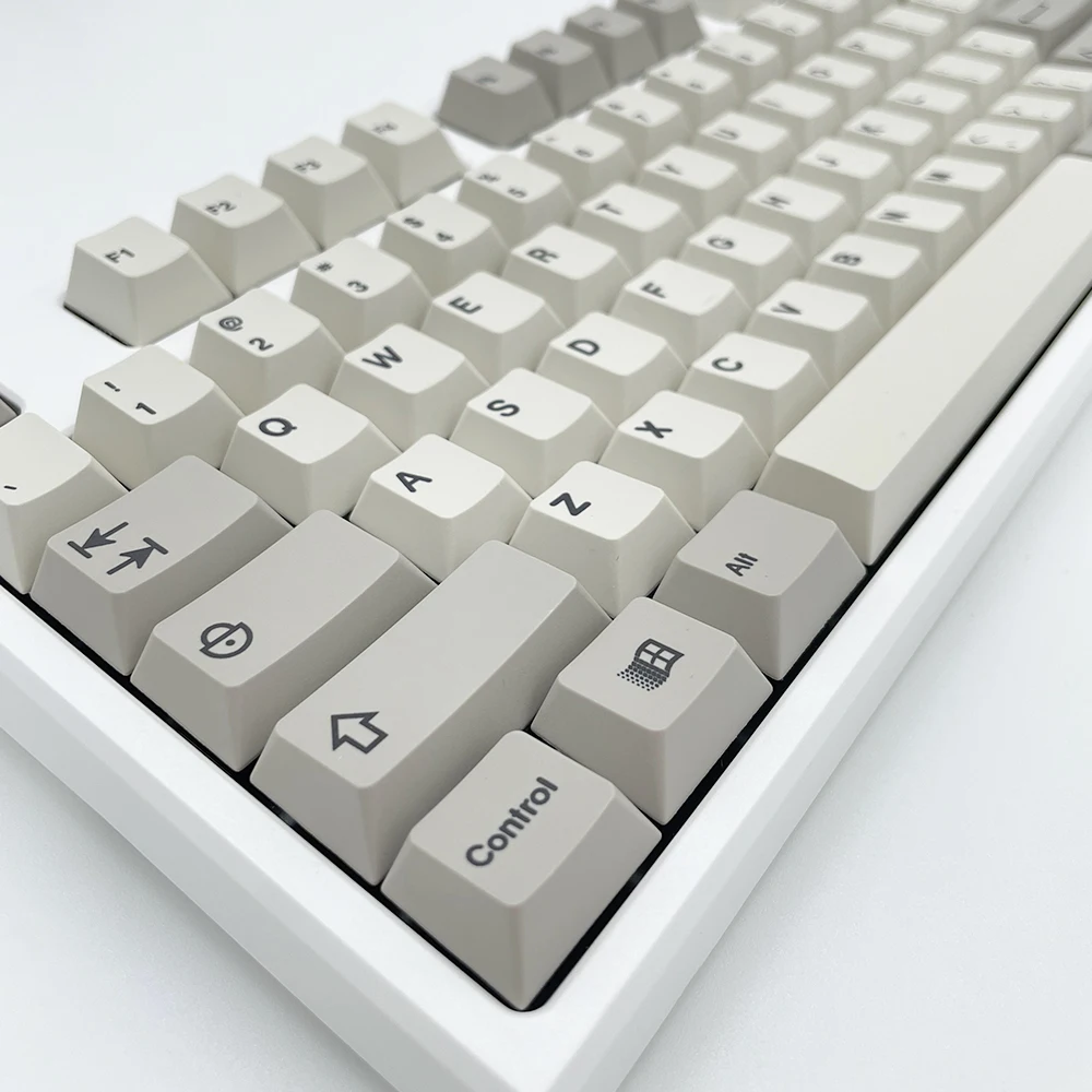 Gmkfans-jogo Mecânico Teclado Personalizado Keycaps Grupo Pbt Keycap Perfil Cereja Retro Iso 141 Caps Chave Faça Você Mesmo Dye-sub 9009 - Imagem 6