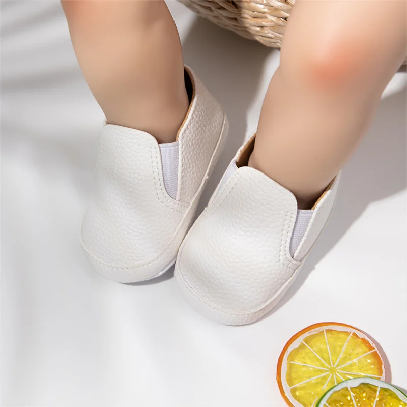 

Hot Baby Sneakers Infant Anti-slip PU Leather First Walkers Soft Soled Newborn Baby Crib Shoes For 0-18M Bebe Boy Girl