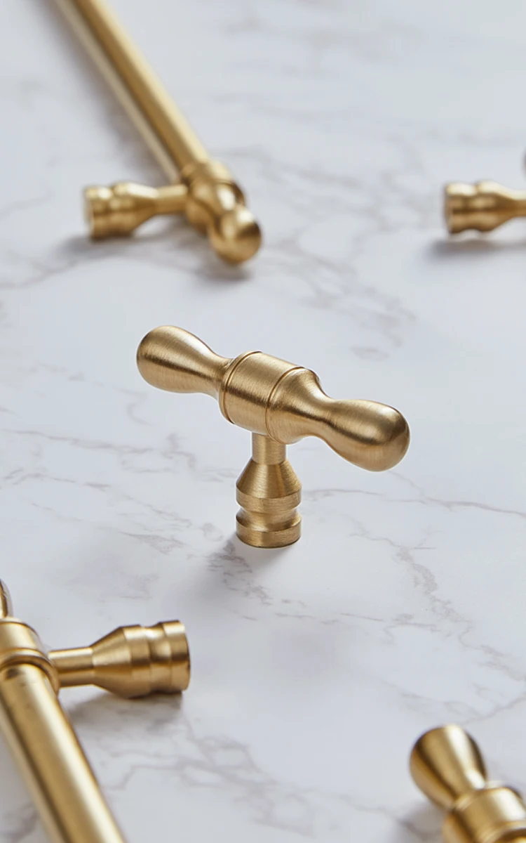 Puxar armário de cozinha alças móveis Handle e Knob