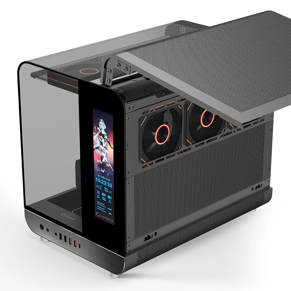 パワートレイン WING コンピュータケース M-ATX ITX シービュー