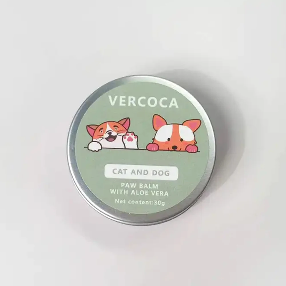 VERCOCA Preserves Silky Skin Dogs Paw Balm for Paw Aloe Vera Natural Balm Nose Protection