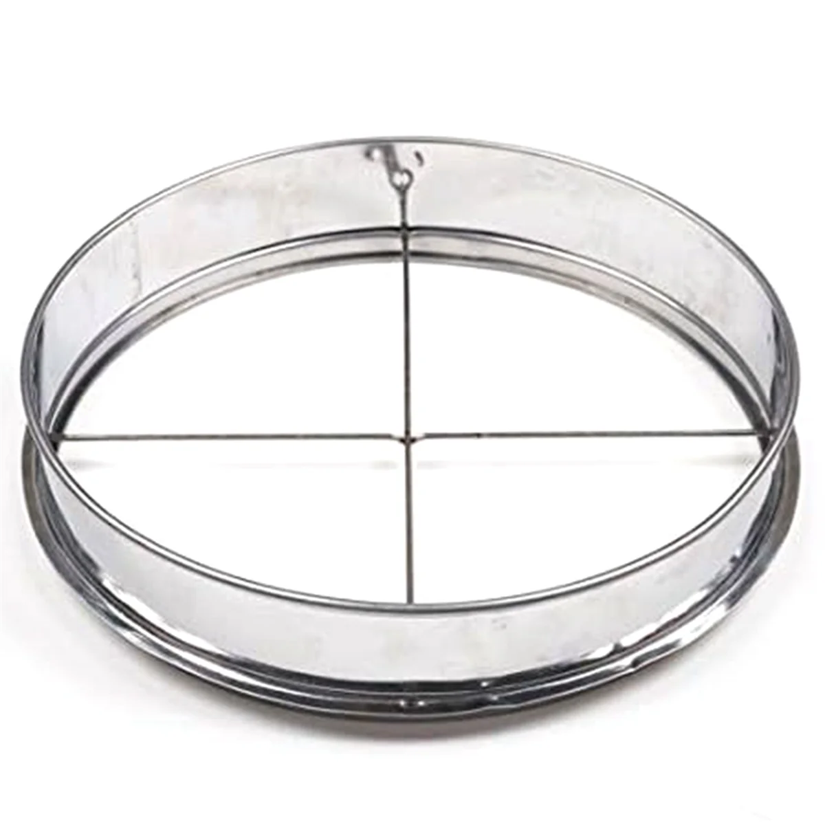 Soil Sifter Stainless Steel Riddle Sieve Set 5 Sizes 8in Diameter 1/3/6/9/12mm Interchangeable Meshes for Gardening