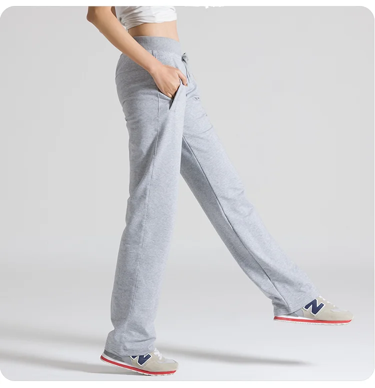 Plus Size Casual Women's Pants Korean Fashion Drawstring Stretch High Waist Sweatpants Solid Baggy Pant Cotton Trousers Mother cargo trousers