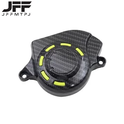 Electric Motorcycle Carbon Fiber Engine Case Saver and Motor Pulley Guard (Carbon Fiber)