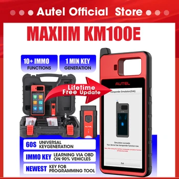 Autel KM100E Key Programming Tool Automotive Diagnostic Scanner Free Update Key Programmer PK IM508 KM100X KM100 1