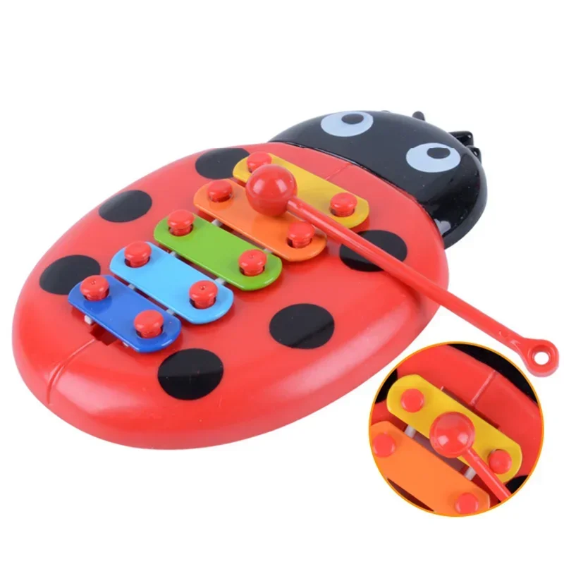 0-3 Years Old Hand Knock Piano Educational Toys Hand Harp Boy Girl Musical Baby Toy 8-Note Xylophone for Children Toddler