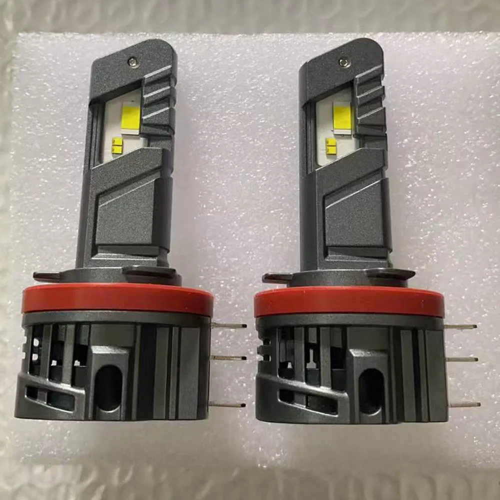 2개 H15 PGJ23t-1 LED 주간 주행등 자동차 터보 다이오드 전구 강력한 백색 DRL 모토 안개등 차량 헤드라이트 12v