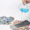 1PCS Graphene Cotton Charcoal Sanitary Pads Washable Panty Liner Mama Maternity Menstrual Pad with Charcoal Absorbency Layer 1