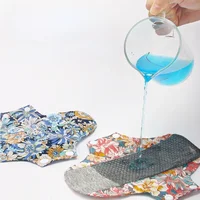 1PCS Graphene Cotton Charcoal Sanitary Pads Washable Panty Liner Mama Maternity Menstrual Pad with Charcoal Absorbency Layer 1