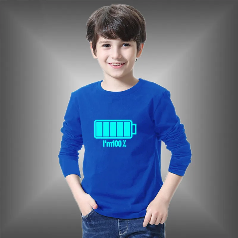 Kids Luminous Hip Hop Long-Sleeve T-Shirt 3