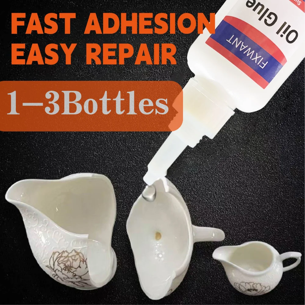 Super Glue High Strength Oily Universal Cyanoacrylate Instant Adhesive for PVC Plactis Ceramic Metal Glass Wood and More