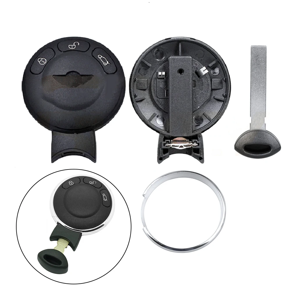 

Fob Case Key Shell 1pcs 3 Buttons 73*51*18mm Accessories Control Plastic Remote Replacement For BMW For Cooper