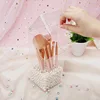 Acrylic Makeup Brush Holder Makeup Organizer Cosmetic Holder Pencil Lipstick Desk Container Table Transparent Makeup Storage Box 5