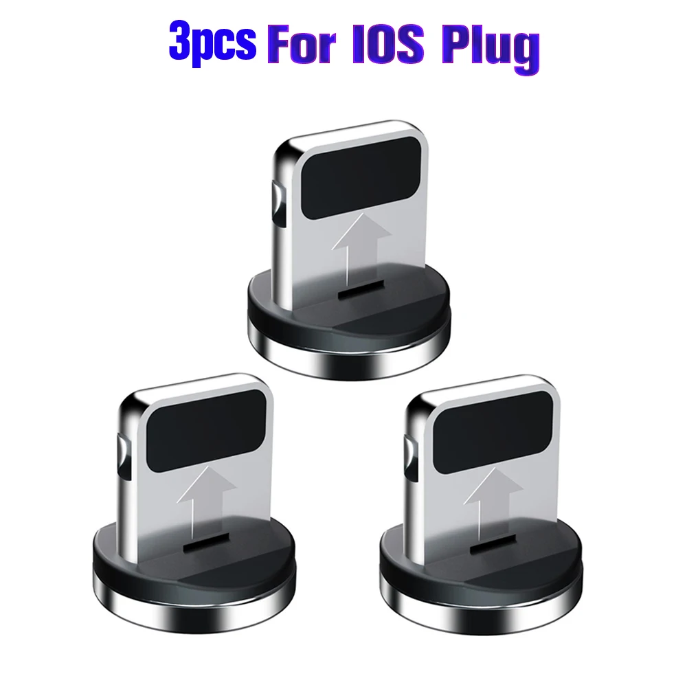 Universal Magnetic Charging Cable Adapter with Dust Plugs