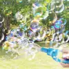 32 Holes Handheld Bubble Wand Smiling Face Bubble Stick Blower Maker For Children Outdoor Activity Fun Soap Blowing Bubble Tool 4