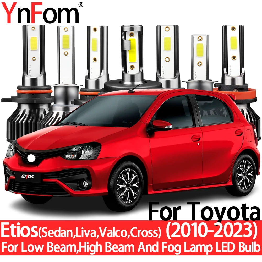 YnFomForToyotaEtiosK120102023SpecialLEDHeadlightBulbsKitFor