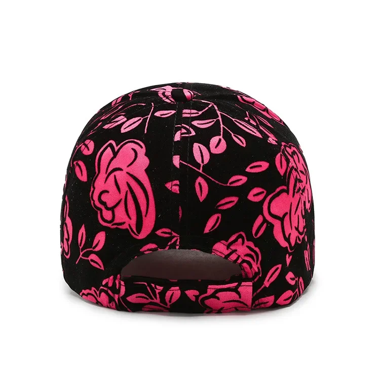 2020 Simple Women's Baseball Cap Painting Embroidery Flower Girls Snapback Hats Woman Female Cap Mesh Summer Sun Hat Man Gift