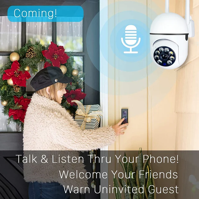 2MP PTZ IP Camera Color Night IP 2.4G WiFi Network Camera Security Camera Home Surveillance Camera Baby Monitor 1