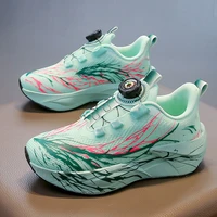 Chaussures de course pour enfants, baskets de Tennis antidérapantes à coussin d'entraînement scolaire, confortables et décontractées à rebond en maille pour enfants 5