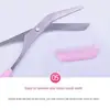Eyebrow Trimming Scissors With Eyebrow Comb Female Beginner Tool Set Eyebrow Trimmer Eyebrow Razor Eyebrow Trimming 4