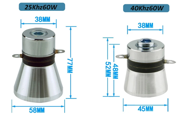 Description Picture 6 of item25KHZ 60W PZT4 Ultrasonic Piezo Oscillator For Immersible Ultrasonic Transducer Box