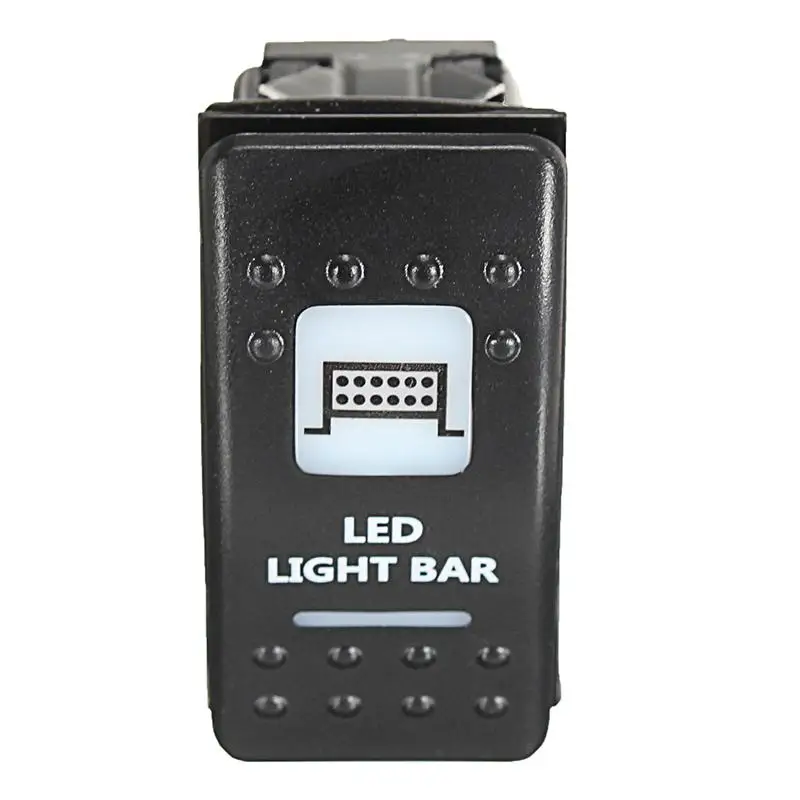 

Front Toggle Switch On/Off Rocker Switch LED Light Bar For UTVs Boats 2009 2010 2011 2012 2013 2014