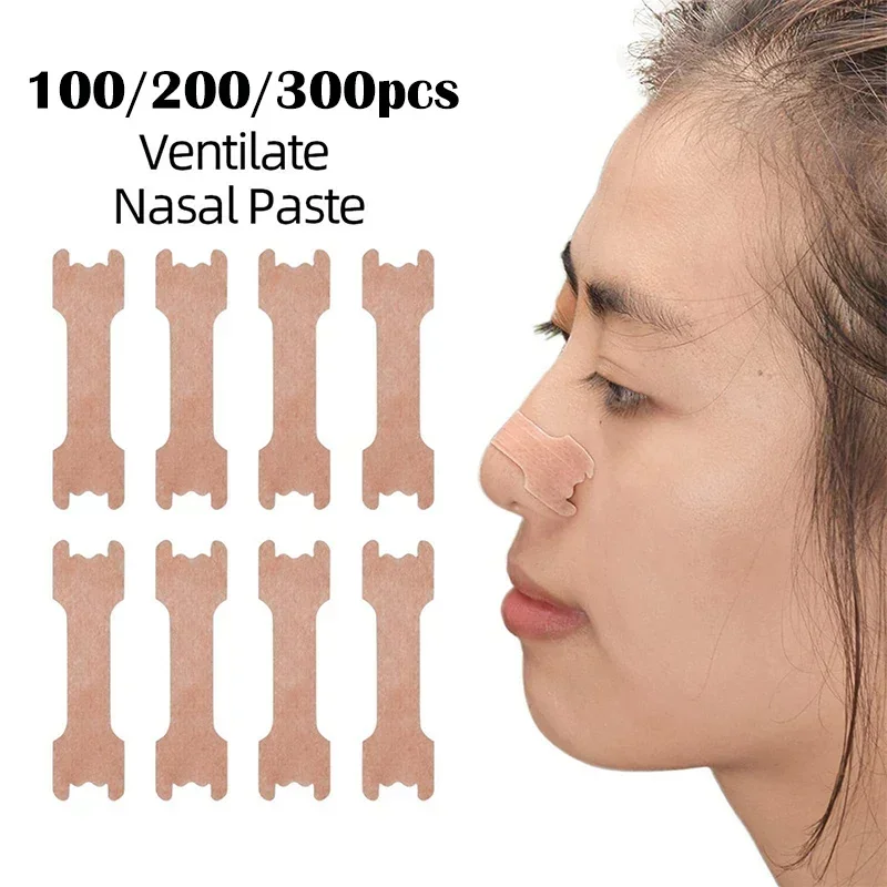 50/100/200/300pcs Breath Nasal Strips Stop Snoring Anti Snore Nose Strip Easier Better Breathing Good Sleeping Patches