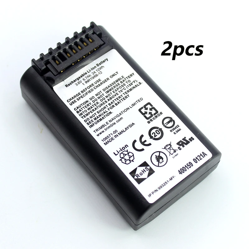 Batteria 2 Pezzi Per Nikon Nivo 2M/C Dpl-322 Trimble M3 Dr 2 Dr3 Dr5