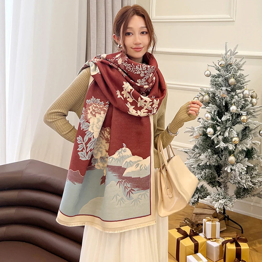 Luxury Scarves & Winter Shawls as Christmas Gift