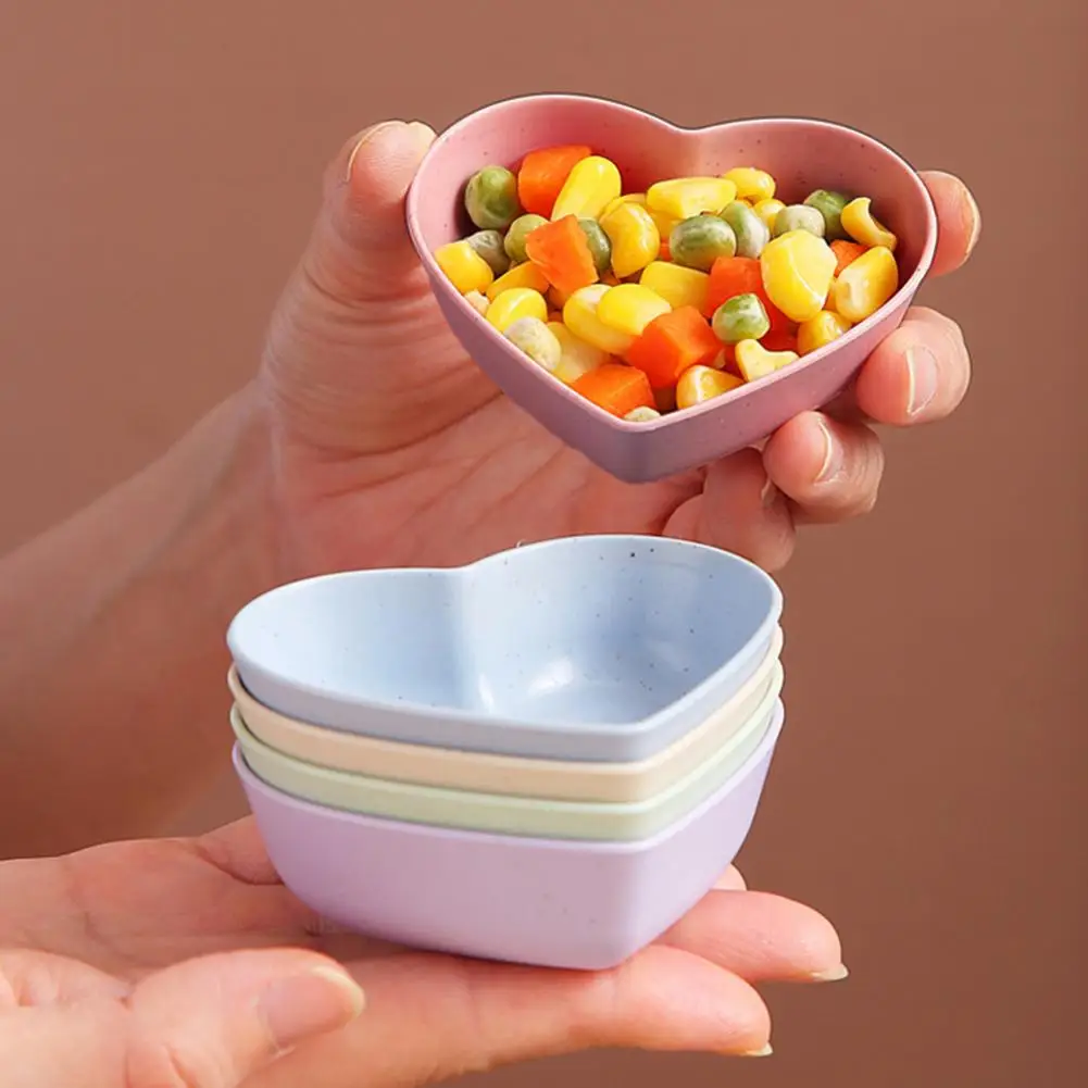 Snack Plate Heart-shaped Nordic Style Dessert Dish