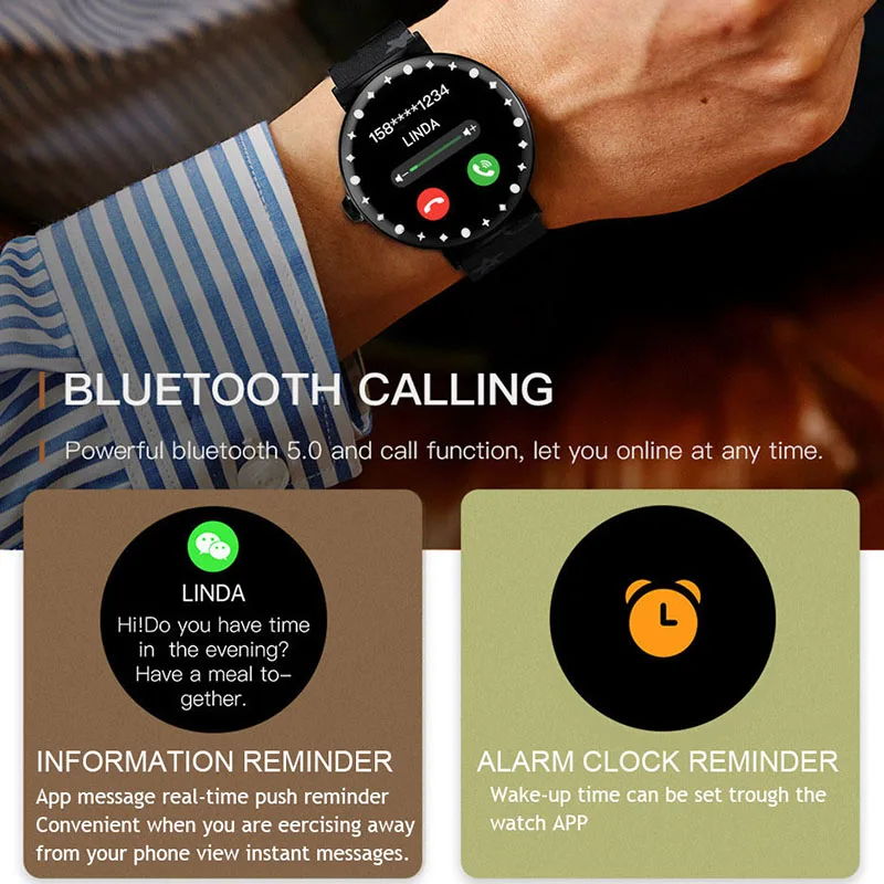 M11 Ʈ ġ  LED äο   ȭ NFC ˶ ƮϽ GPS ƮĿ  2022 Smartwatch ȵ̵ IOS
