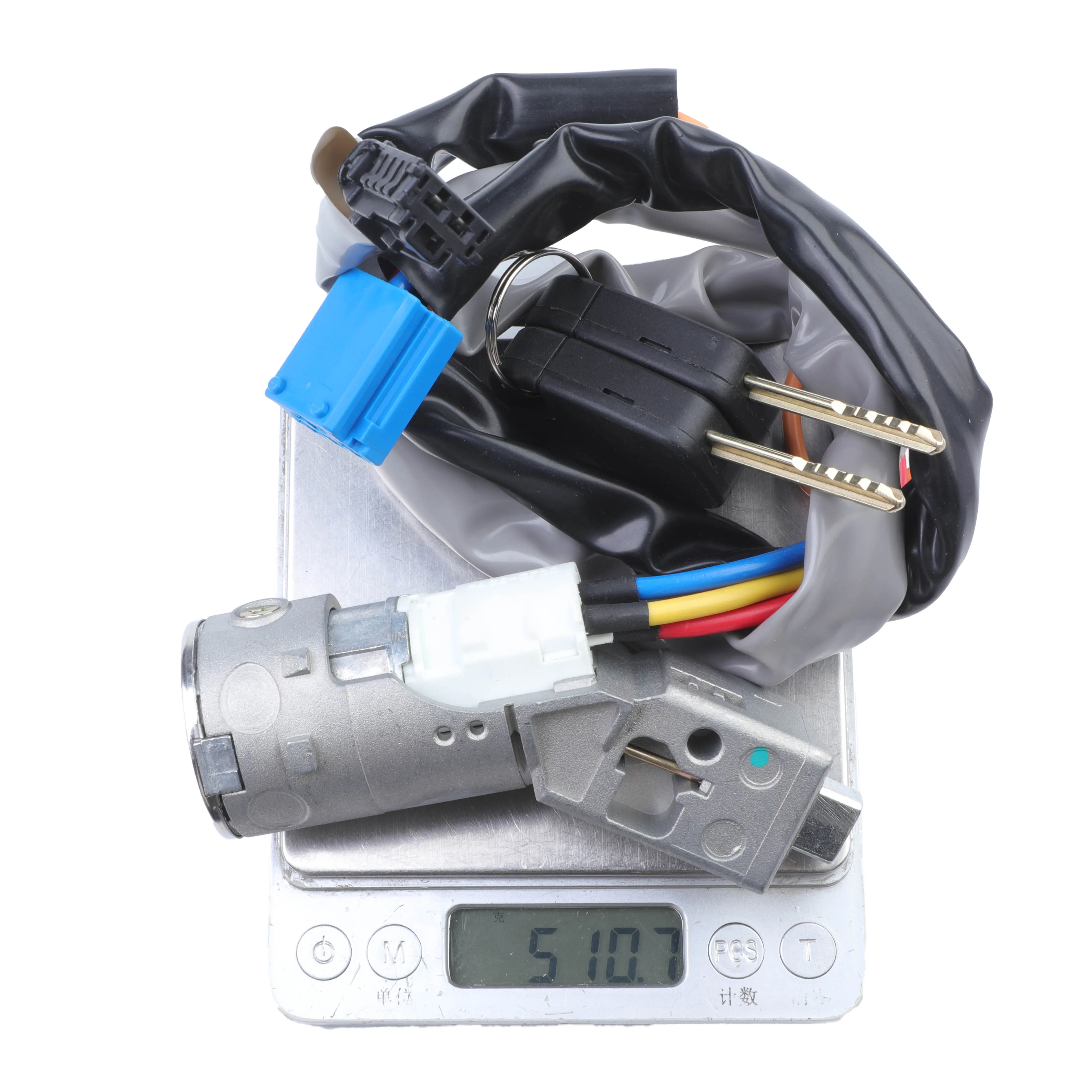 Ignition Switch, Ignition Lock Barrel Starter Switch With Key 1K0905851B Replacement For VW Golf