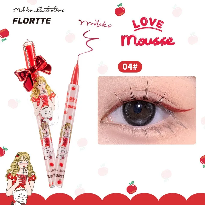 mikko illustrations FLORTTE アイライナー　中華コスメ Flortte Mikko Wink Wink Liquid Eyeliner – GOGOTALES