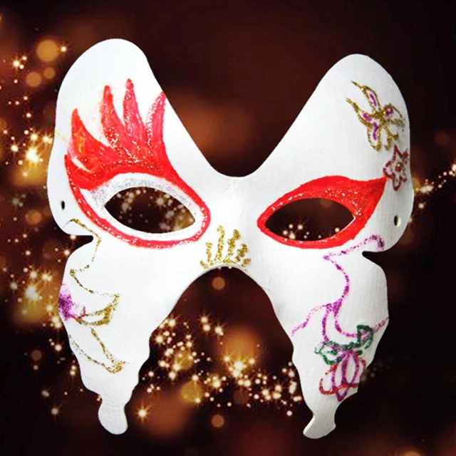 Scary White Blank Face Mask Halloween DIY Masquerade Full Face Mask Dancer  Hip-hop Mask Male Costume Mask Face Masks - AliExpress