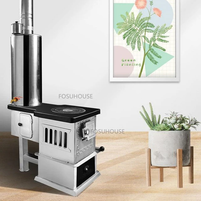 Északi Rozsdamentes Acél Chimeneák Kültéri Fűtéses Tűz Kályhák Kreatív Szabadidős Téli Kemping Kemence - Image 5