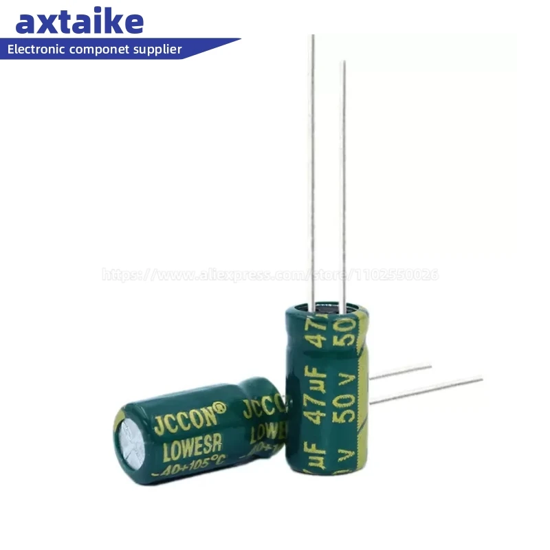 47UF 25V 35V 50V 63V 100V 160V200V 250V 400V 450V 5*11/8*12/10*20/13*20MM High Frequency Low ESR Aluminum Electrolytic Capacitor 10 20 50pcs 10uf 50v 100v 250v 400v 450v 5 11mm 8 12mm 10 17mm high frequency low esr aluminum electrolytic capacitor dip