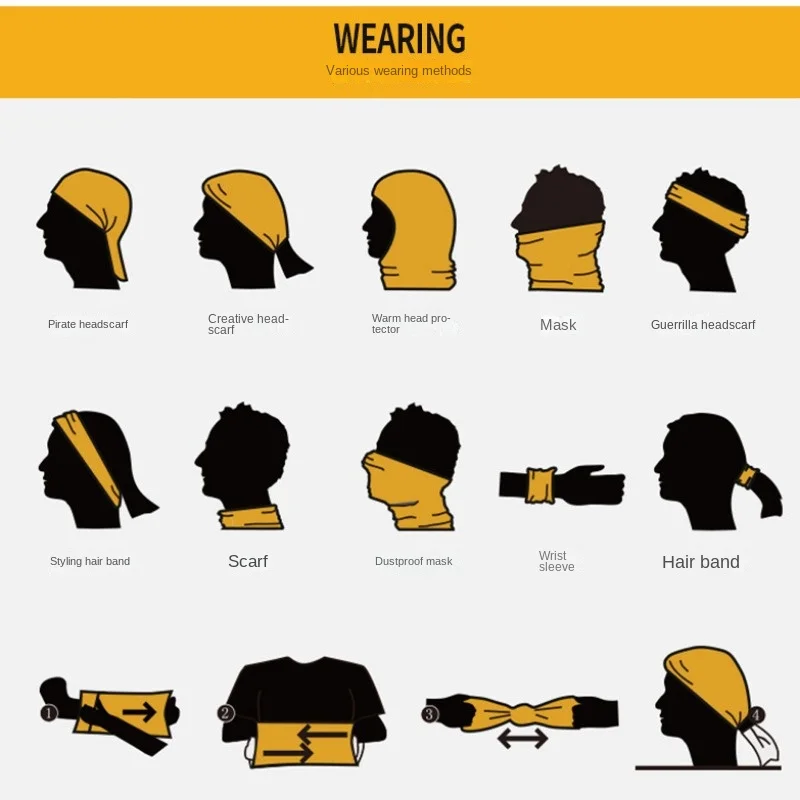 Outdoor Bandana Man Seamless Balaclava Neck Warmer Cycling Motorcycle Scarf Windproof Sun Protection Fishing Face Mask