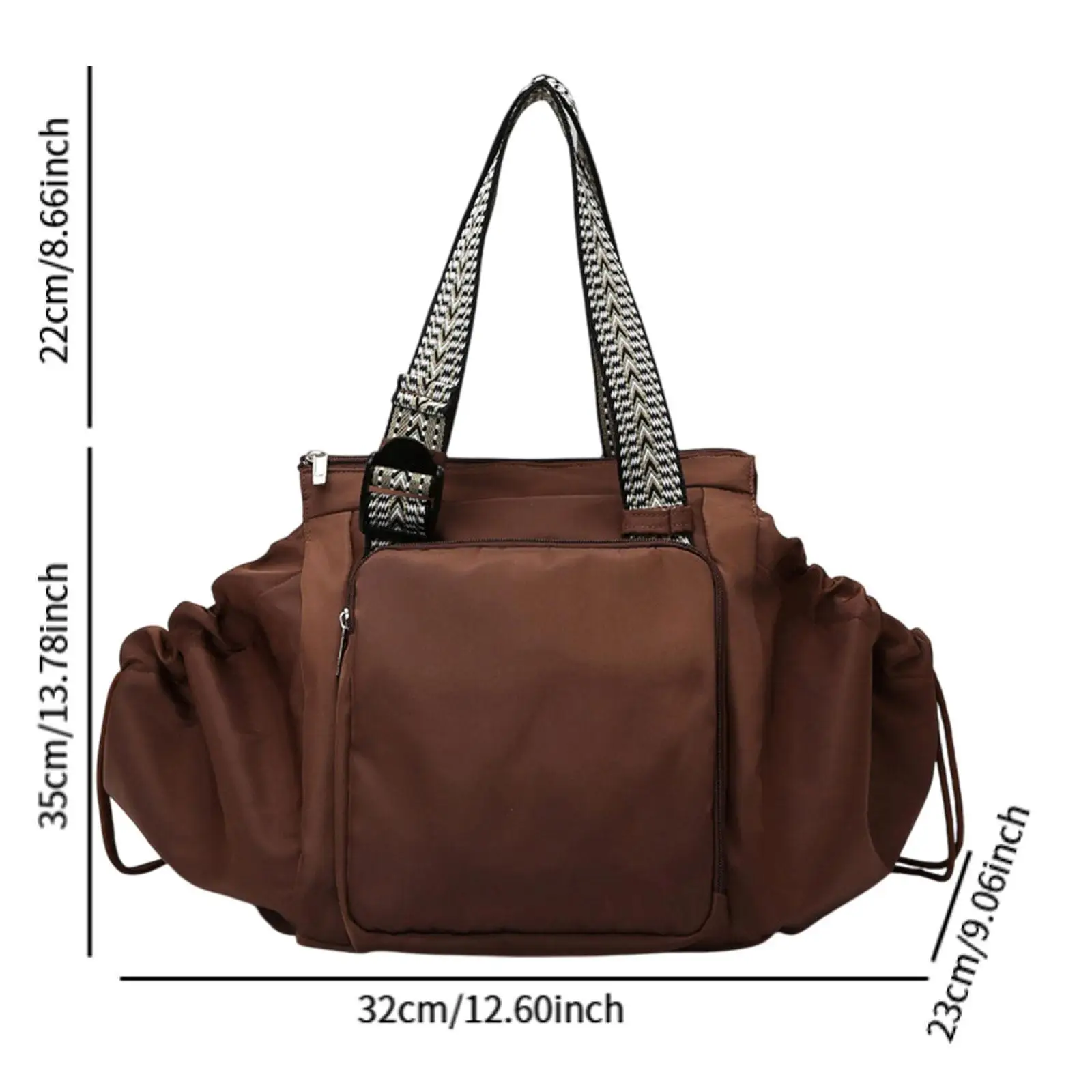 Women Shoulder Bag Fashion Organizer Transformable Cradle Bag Handbag Travel Storage Bag for Street Outdoor Vacation Work Travel