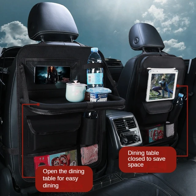 Universal Auto Sitze Organizer mit Tablett Tablet Halter Multi-Tasche  Lagerung Autos Interior Verstauen Aufräumen Auto Zubehör - AliExpress