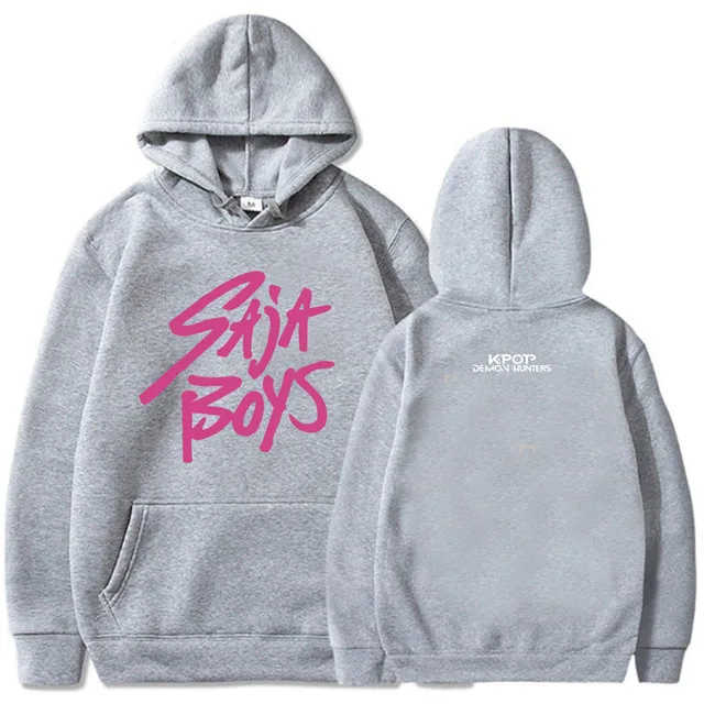 Sweat à Capuche H-Huntrixs Pour Fille - Style Y2K Streetwear - Manches Longues - Motif D-Demons - Polyester Doux
