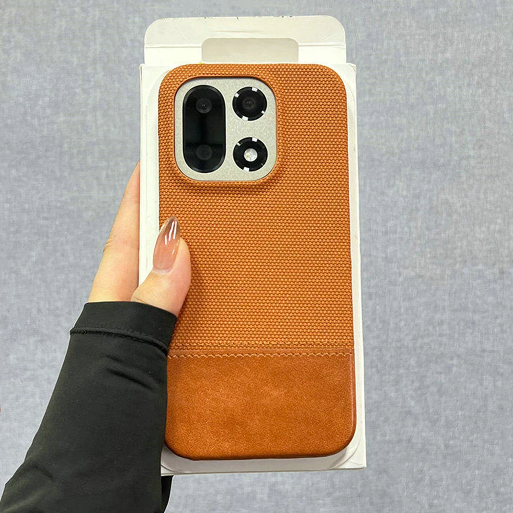 Premium PU Leather Iron-On Nylon Fabric Frameless Cooling Case