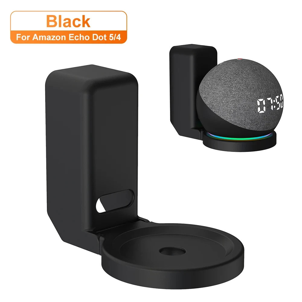 Compact Wall Mount Bracket with Cable Storage, Matte Finish