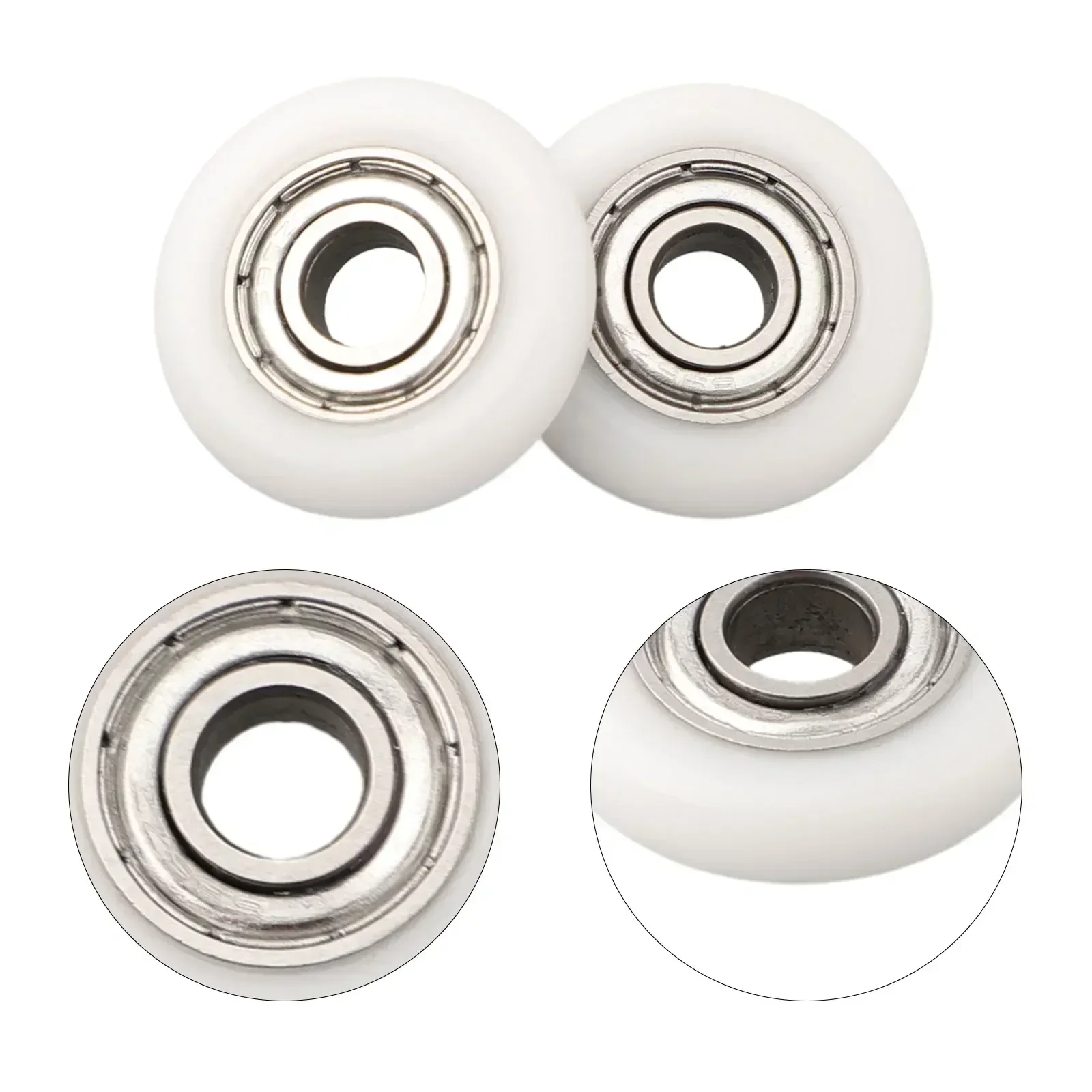 Parts Door Pulley Enclosures Shower Cabins Shower Door 6mm Nylon+Carbon Steel Replacement Roller Runner Wheels