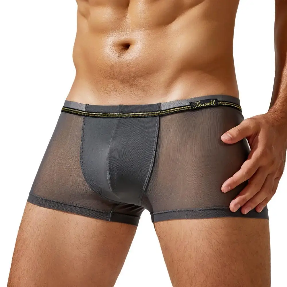 

Трусы-боксеры TAUWELL мужские из вискозы, дышащее нижнее белье, шорты-боксеры, пикантное нижнее белье, шорты-боксеры, 2024