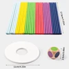 Color Game Wooden Blocks Parent Child Games Blocks Stacking Kid Toddler Educational Sticks 6