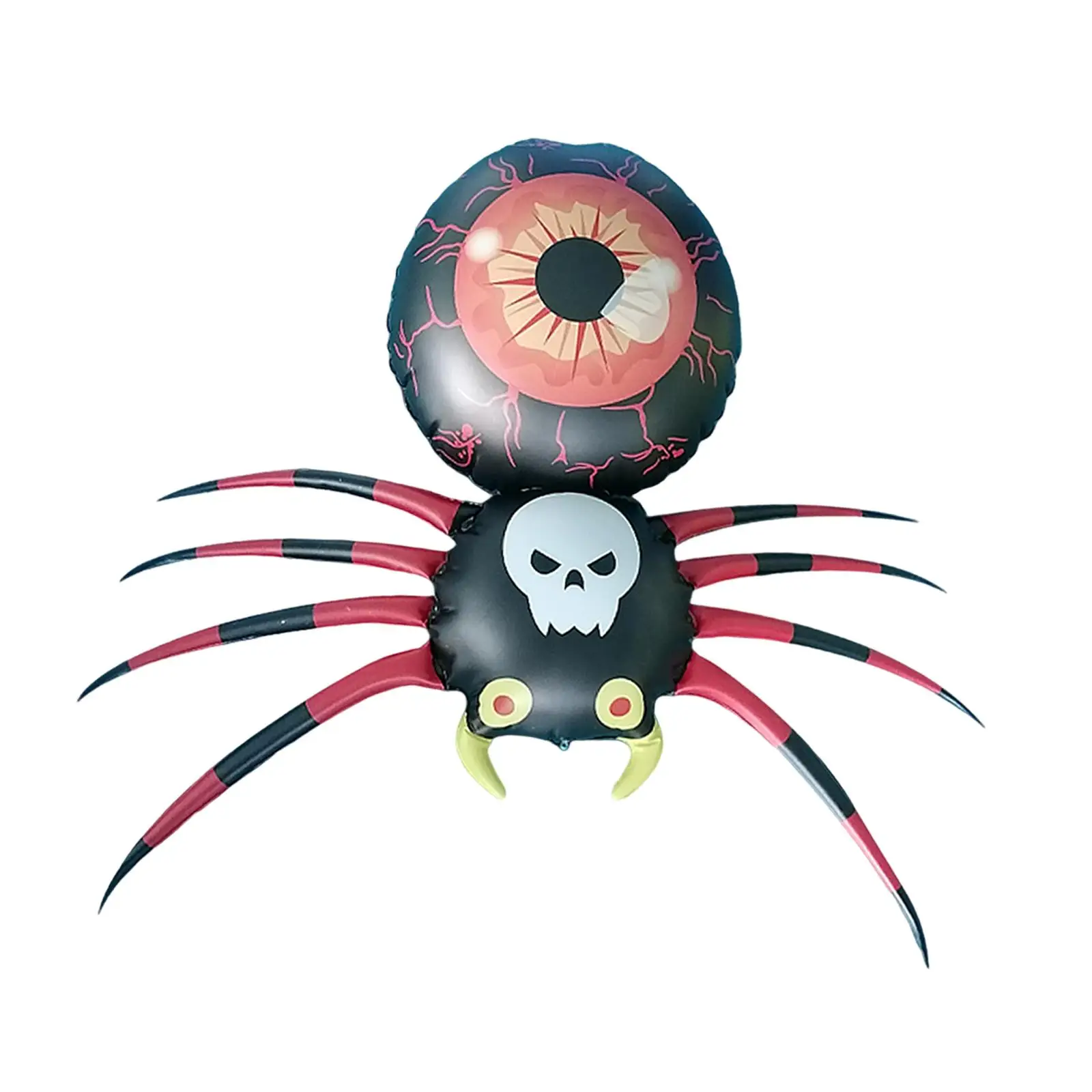 

Halloween Inflatable Spider 43.3x41.33" Blow Inflatable Animals Lighted Lawn Ornament for Garden Party Roof Pool Holiday
